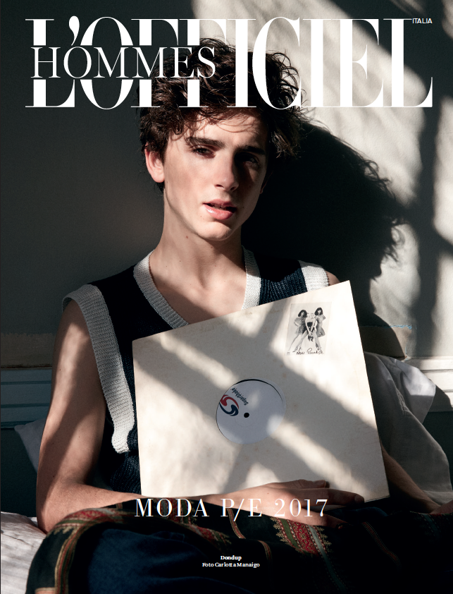 Timothée Chalamet for L’Officiel Hommes Italy