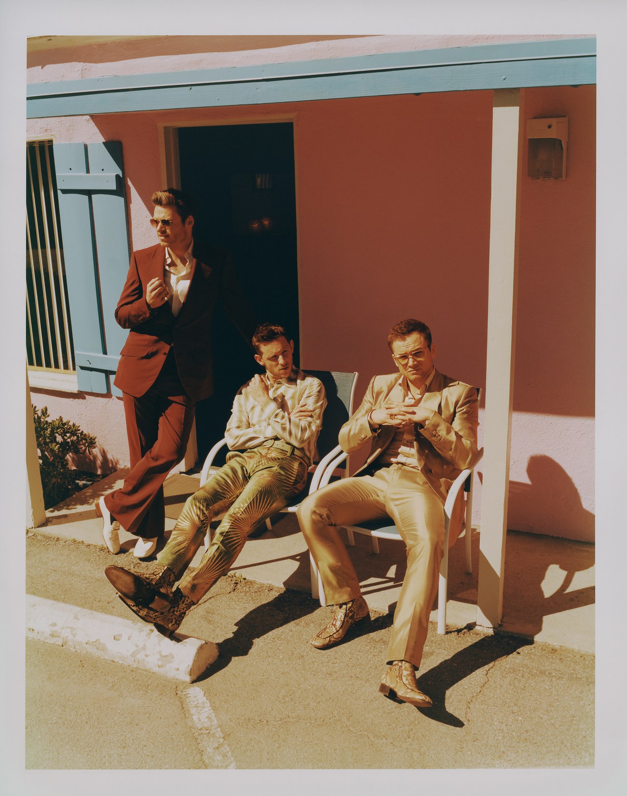 Taron Egerton, Jamie Bell and Richard Madden for GQ
